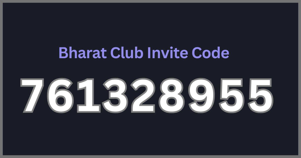 Bharat Club Invite Code