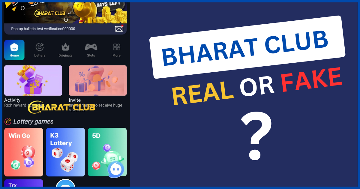 Bharat Club Real or Fake